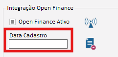 Campo Data Cadastro preenchido depois da aprovação